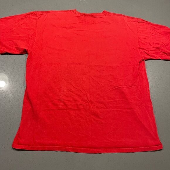 Vintage 90s Tampa Bay Buccaneers NFL Football Tee T-shirt Size 2XL Red - Picture 4 of 6